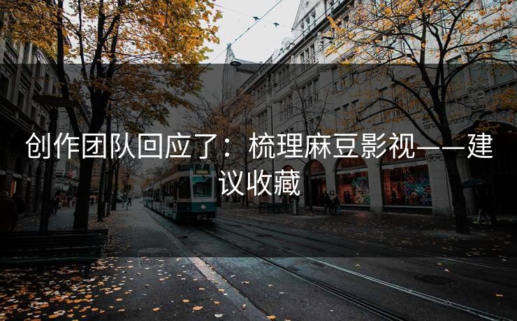 创作团队回应了：梳理麻豆影视——建议收藏